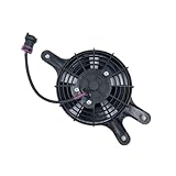 Cooling Radiator Fan Blower Assembly 260cc 300cc Compatible with Automotive Motorcycle Parts LH260 LH300 ATV Quad with Water Connector