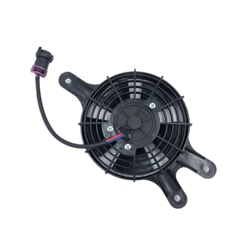Cooling Radiator Fan Blower Assembly 260cc 300cc Compatible with Automotive Motorcycle Parts LH260 LH300 ATV Quad with Water Connector