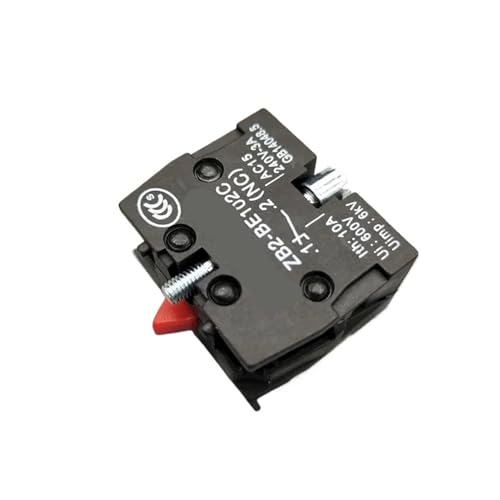 Interrupteur à bouton XB2 accessoires de contact NC 10A 600V alliage d'argent