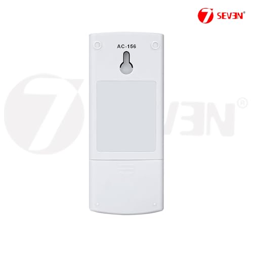 Image of 7SEVEN Compatible with Sharp AC Remote Control AH-X13PET-W Model 156 Suitable for 1 1.5 2 Ton Split and Window Air Conditioner - Match Each Key by Key Exactly with Existing AC Remote Function