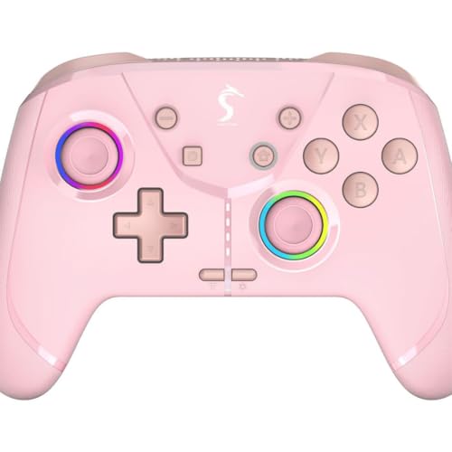 JourneyJolt Switch Pro Rg[[ CX Bluetoothڑ PC/Windows/iOS/AndroidΉ Q[pbh 6WCZT[ U@\ TURBOA }N@\ wʃ{^ RGBCg X[v