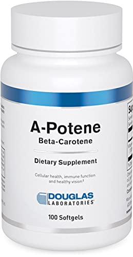 Douglas Laboratories A-Potene | Beta-Carotene Supplement For Antioxidants And Immune Support | 100 Capsules #TOP26