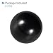 CoCud Thermoset Ball Knobs, M5 Female Thread 20mm Diameter, Plastic Metric Hand Screw Grip Black - (Applications: for Lathe Machinery Lever Handle), 8-Pieces