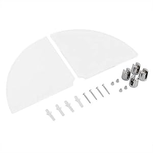 Radiale hoekplank 2 stuks acryl radiale hoekplank Wandgemonteerde zwevende planken Home Decor(Doorzichtig)