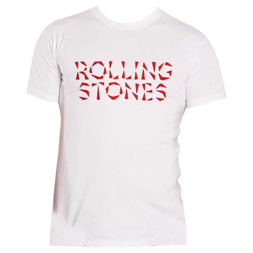 Rock Off officially licensed products The Rolling Stones T Shirt Hackney Diamonds Logo Nouveau Officiel Unisex Blanc Size - Les Beatles, Paul McCartney, John Lennon, RIngo Starr, George Harrison Rock Off officially licensed products The Rolling Stones T Shirt Hackney Diamonds Logo Nouveau Officiel Unisex Blanc Size – Image 5