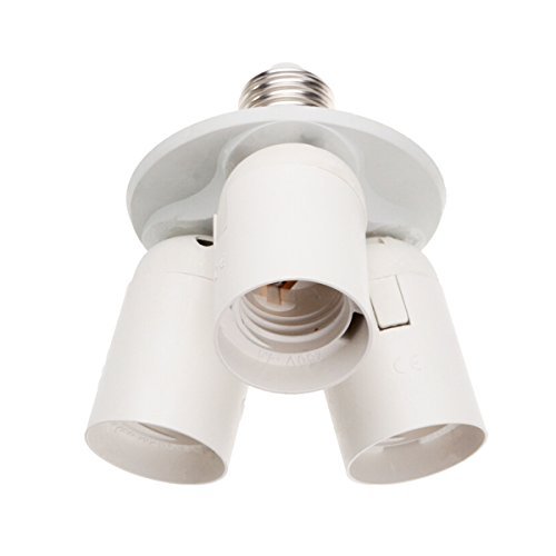 Buy Superdream E26 E27 Lamp Bulb Socket, 3 in 1 Standard Light Bulb