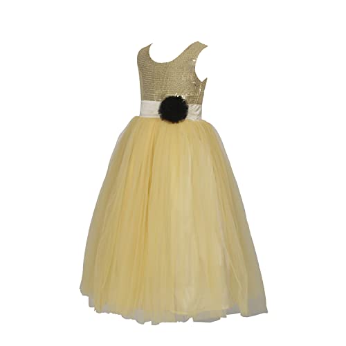 Image of SOFYANA Satin Formal Special Occasion Dress for A Young Girl Dressy Children's Wear Frock