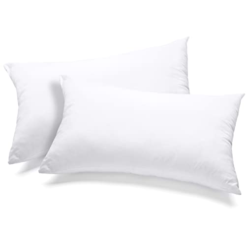 Utopia Bedding Throw Pillows Insert (Pack Of 2, White) - 20 X 26 Inches Bed And Couch Pillows - Indoor Decorative Pillows #TOP1
