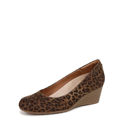 Dr. Scholl's Shoes Womens Be Flex Pump Leopard Fabric 7 M