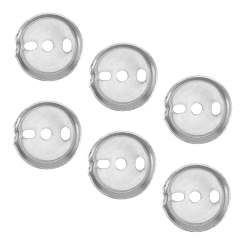 COHEALI 6pcs Stainless Steel Universal Towel Bar Bracket Mounting Kit with Screws and Fastening Gaskets for Bathroom Accessories and Toilet Paper Holder Repair