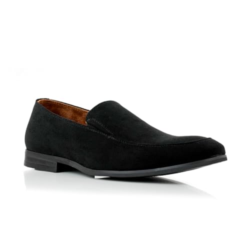 Image of Ferro Aldo Men's Dress Loafer Collection | Modern & Classic Slip-On Styles | Available in Suede, Woven, and Wholecut