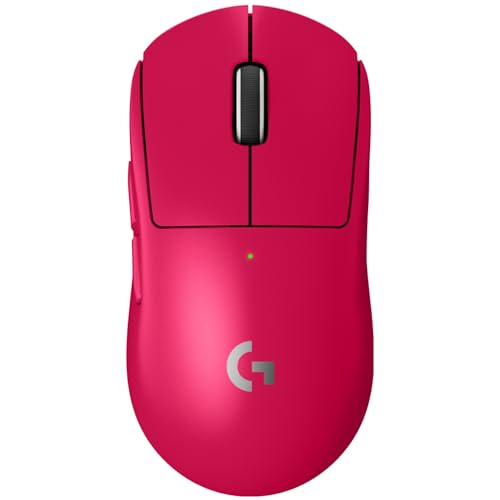 Image of Logitech G PRO X SUPERLIGHT 2 LIGHTSPEED Wireless Gaming Mouse, Lightweight, LIGHTFORCE Hybrid Switches, HERO 2 Sensor, 32,000 DPI, 5 Programmable Buttons, USB-C Charging, PC & Mac - Magenta