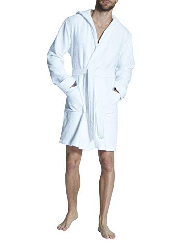 Preisvergleich Produktbild Taubert Senses Bademantel mit Kapuze, 100cm Herren
