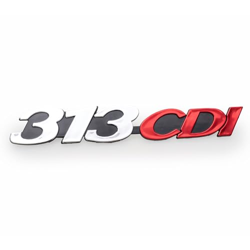 Image of Auto Car 313 CDI Grille Badge Emblem Logo Number Letter Compatible with Mercedes Van Sprinter 901 2003-2006 OE 9018174914 (313 CDI OE 9018174914