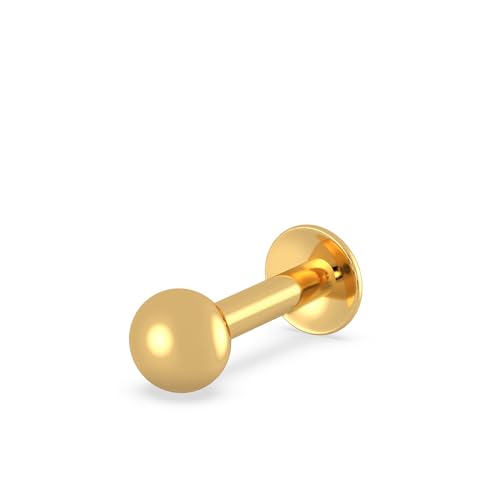 Image of Malabar Gold & Diamonds 22KT | Pure Yellow Gold Nose Pin For Women