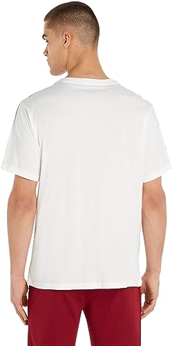 Tommy Hilfiger Organic Cotton Short Sleeved Crew Neck T-Shirt, Brilliant White