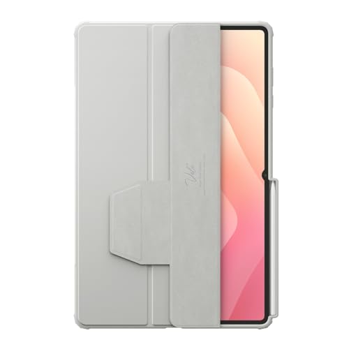 Image of Spigen for Galaxy Tab S11 Ultra Case (2025), Air Skin Pro Detachable Magnetic Cover with Clear Transparent Back and Pencil Holder, Gray