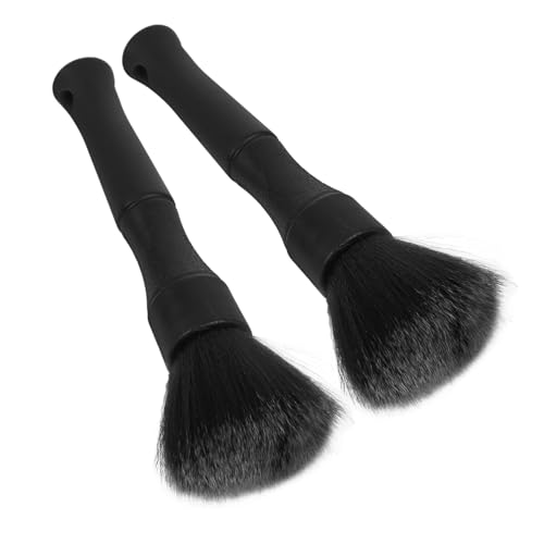 SOESFOUFU 2pcs Set Car Detail Brush Interior Car Detailing Kit Detailing Brush Auto Detailing Kit Auto Detailing Supplies Car Interior Detailing Kit Car Cleaning Brush Vehicle Detailing Kit