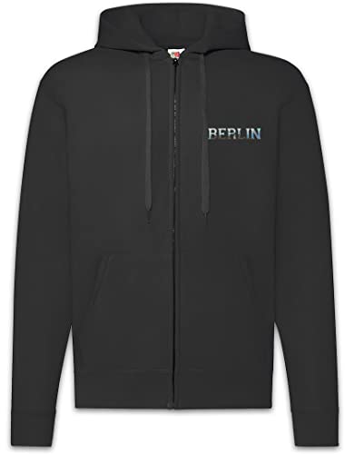 Sweat à Capuche homme Urban Backwoods Berlin veste zippée streetwear