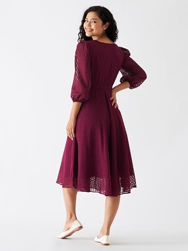 Image of AASK Women Fancy Plain & Solid Designer Dress for Women