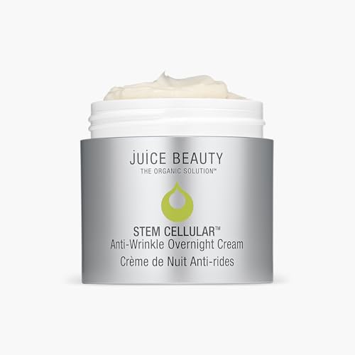 Juice Beauty Stem Cellular Anti-Wrinkle Ceramide Overnight Cream - 50 mL - Reduces Look of Deep Lines + Wrinkles - Vegan, Cruelty Free