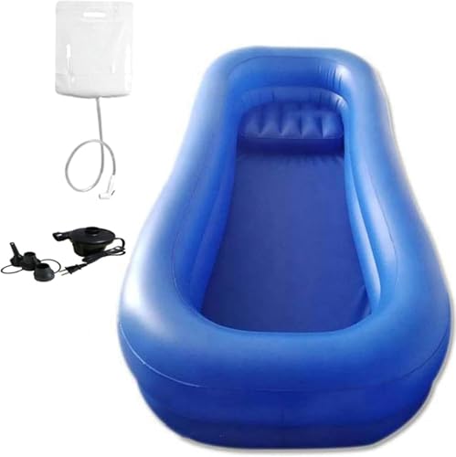 Kit évier de douche gonflable pour lit avec pompe à air portable - 2