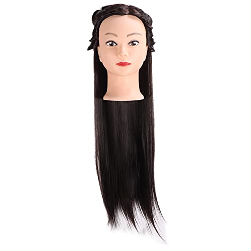 Cabezal de muñeca resistente al calor Brrnoo con base estable para trenzas 7
