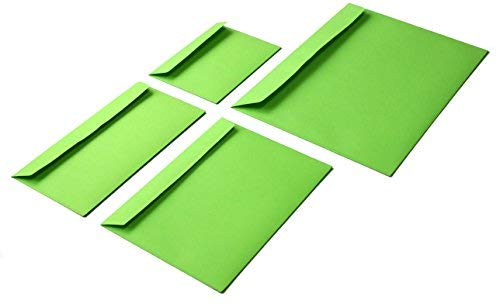 Briefumschläge DIN C5 162 x 229 mm grün 120g/m² ohne Fenster haftklebend (Artikel: 308A) (500)