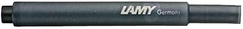 LAMY T 10 Black Ink Cartridge with Large Ink Supply - Suitable for All Lamy Cartridge Fountain Pen Models - Content 1.25 ml per Cartridge - 5 Pieces per Pack