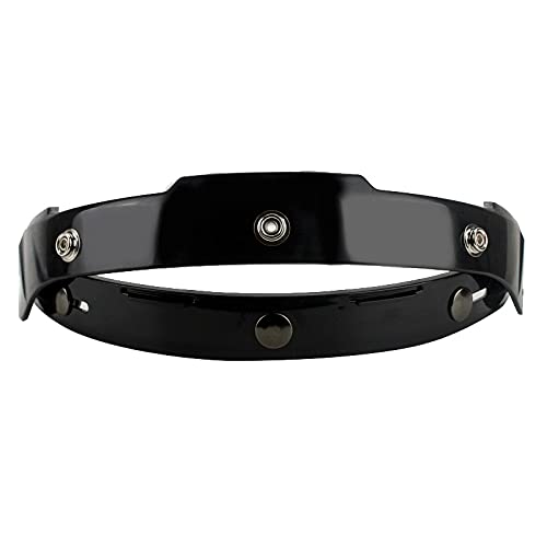 Rétro Moto Bulle Visière Lentille Coupe-Vent Universelle Accessoires de Casque de Moto pour Les Casques Ouverts Standard à 3 Boutons-Pression (Color : A) Cover