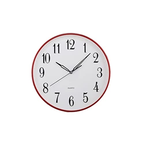 Orologio Da Parete Silenzioso Emartbuy 13 Pollici (32,5 Cm) – Design A Blocchi Di Colore Giallo E Blu Per Cucina, Soggiorno, Camera