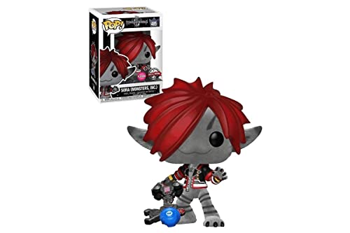 Funko - Kingdom Hearts: Sora (Monsters Inc.) (Flocked) Vinyl Figure, Multicolor (1337-489134)