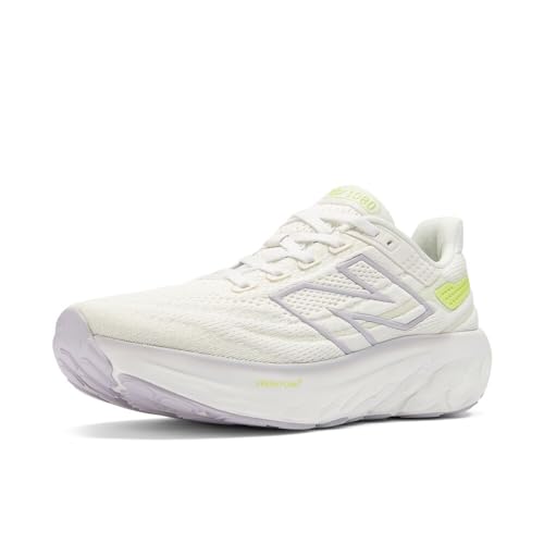 New Balance Fresh Foam X 1080 V13 Tênis de corrida feminino, Sal marinho/violeta cinza, 5 Wide