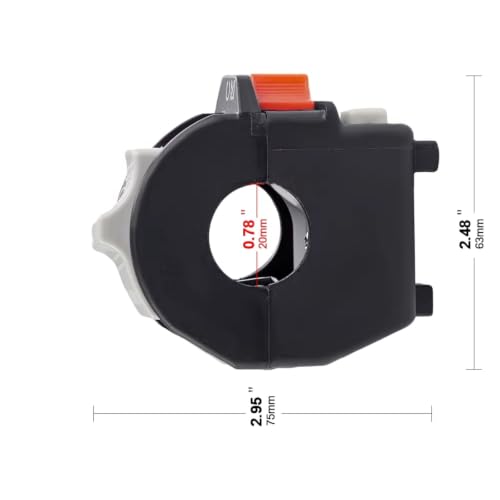 Interrupteur de commande de guidon de moto pour réparer un commodo cassé - 4