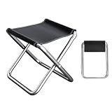 Mini opvouwbare campingkruk, mini-klapstoel voor buiten, draagbare klapkruk, lichte inklapbare viskruk, opvouwbare campingkruk voor vissen, picknick, wandelen