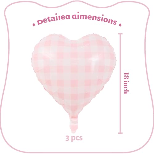 Image of 36 Inches Bow Foil Balloon Huge Bowtie Pink Balloon for Baby Shower, Wedding, Kids Theme Party Decoration (Pink 8)