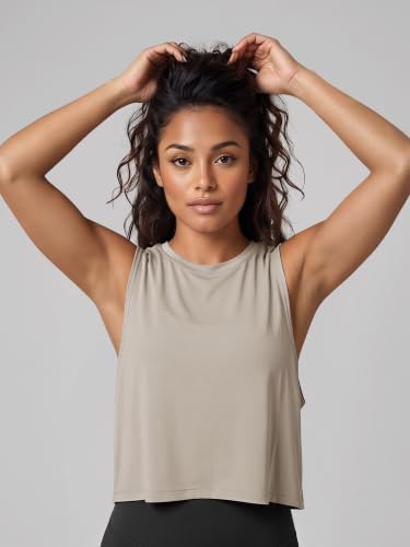 Image of ODODOS 3-Pack Loose Tank Tops for Women Sleeveless Gym Athletic Workout Tops Yoga Shirts