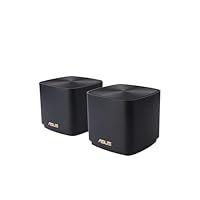 ASUS ZenWiFi XD4S AX1800 WiFi 6 Mesh Router (2 Pack), Coverage up to 4800 sq ft, Subscription-Free Network Security, Built-in Parental Control, Instant Guard, VPN, Easy Setup via ASUS Router App