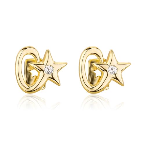 Psivika 2 Pcs Star Iced Out Diamond Teeth Grillz para Hombres y Mujeres miniatura 1