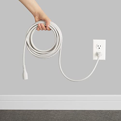 Amazon Basics 25-Foot Extension Cord - 13 Amps, 125V - White #TOP4