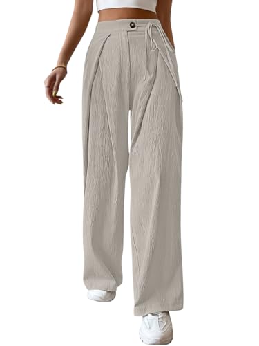 Leriya Fashion Trousers for Woman | Womens High Rise High Waist F...
