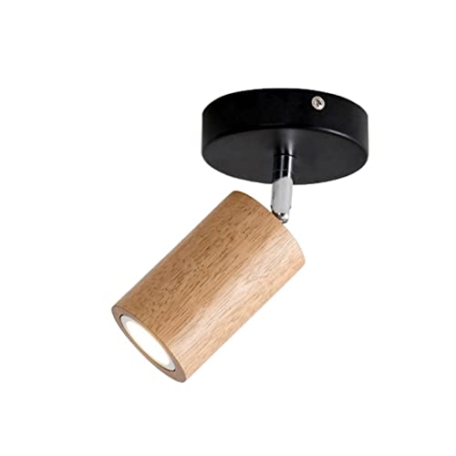 Luci da parete Lampada da parete a LED Faretto da soffitto in legno massello nordico for negozi Decori commerciali Applique Nuove luci da parete for la casa del corridoio del corridoio interno ( Color : Cool White ,