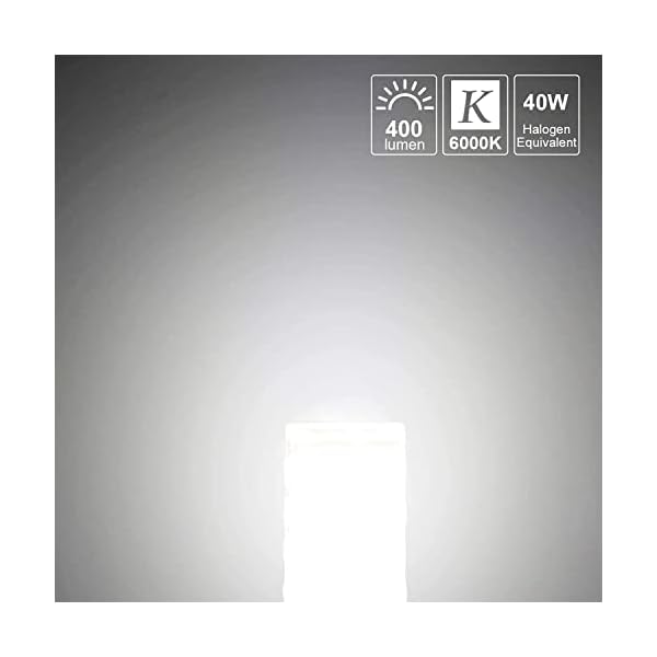 MZMing 4 Stück E14 LED Birne 4W für Dunstabzugshaube Led Kaltweiß Birne 6000K Led Kühlschrank Nicht Dimmbar Leuchtmittel… – Bild 6