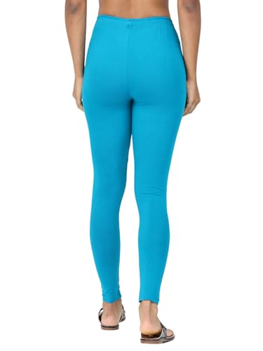 Image of Robinbosky Premium Stretchable Cotton Ankle Legging for Women | Suitable for Formal wear & Casual wear | High-End Elastic Makes The Leggings Squat Proof and Durable for Travel, Yoga, & Workout.