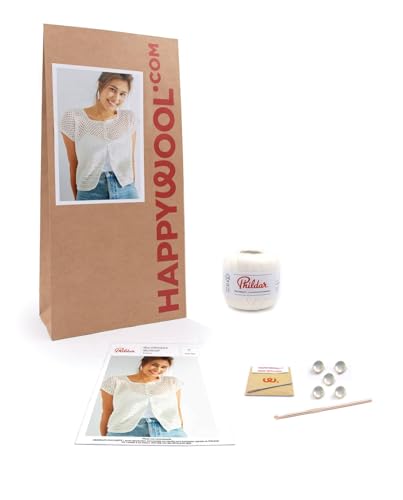 Phildar Kit Crochet Gilet Femme Stéphanie