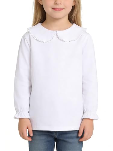 Baby Ruffle Blouse Toddler Girl Long Sleeve Tee