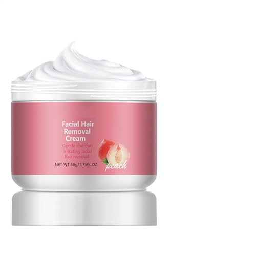 Vgvgaj Enthaarungscreme für das Gesicht, Enthaarungscreme, Enthaarungscreme, Haarentfernungscreme, Pfirsich mit Honig, natürlicher und schneller Epilierer, feuchtigkeitsspendend und beruhigend für
