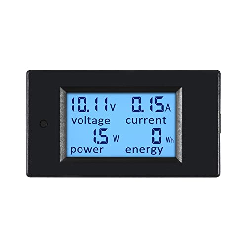 Image of Current Voltage Meter Digital Current Voltage Power Energy Meter LCD Display DC 6.5-100V 0-100A (Without Built-in Shunt)
