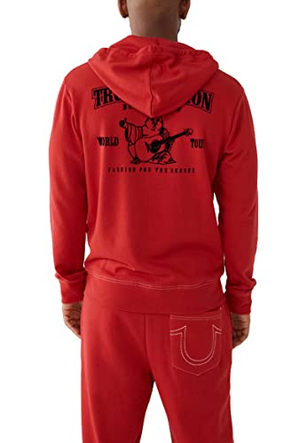 True Religion Men's Buddha Logo Zip Hoodie Sweatshirt3