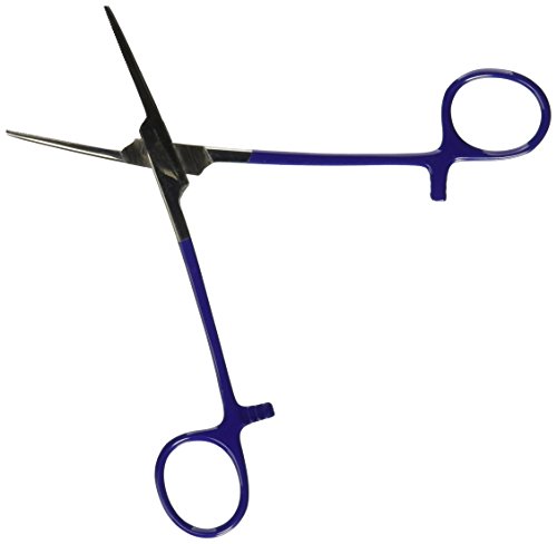 Prestige Medical Colormate Stainless Steel Kelly Forceps, Royal